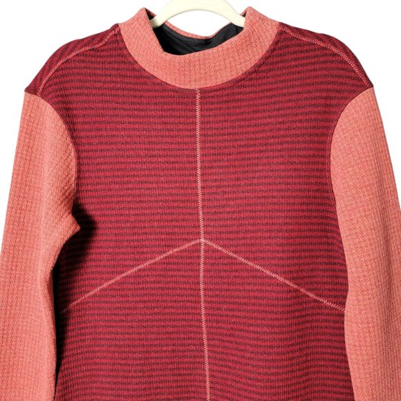 Prana Womens Josette Wool Blend Striped Long Sleeve Tunic Sweater Medium - Picture 3 of 10